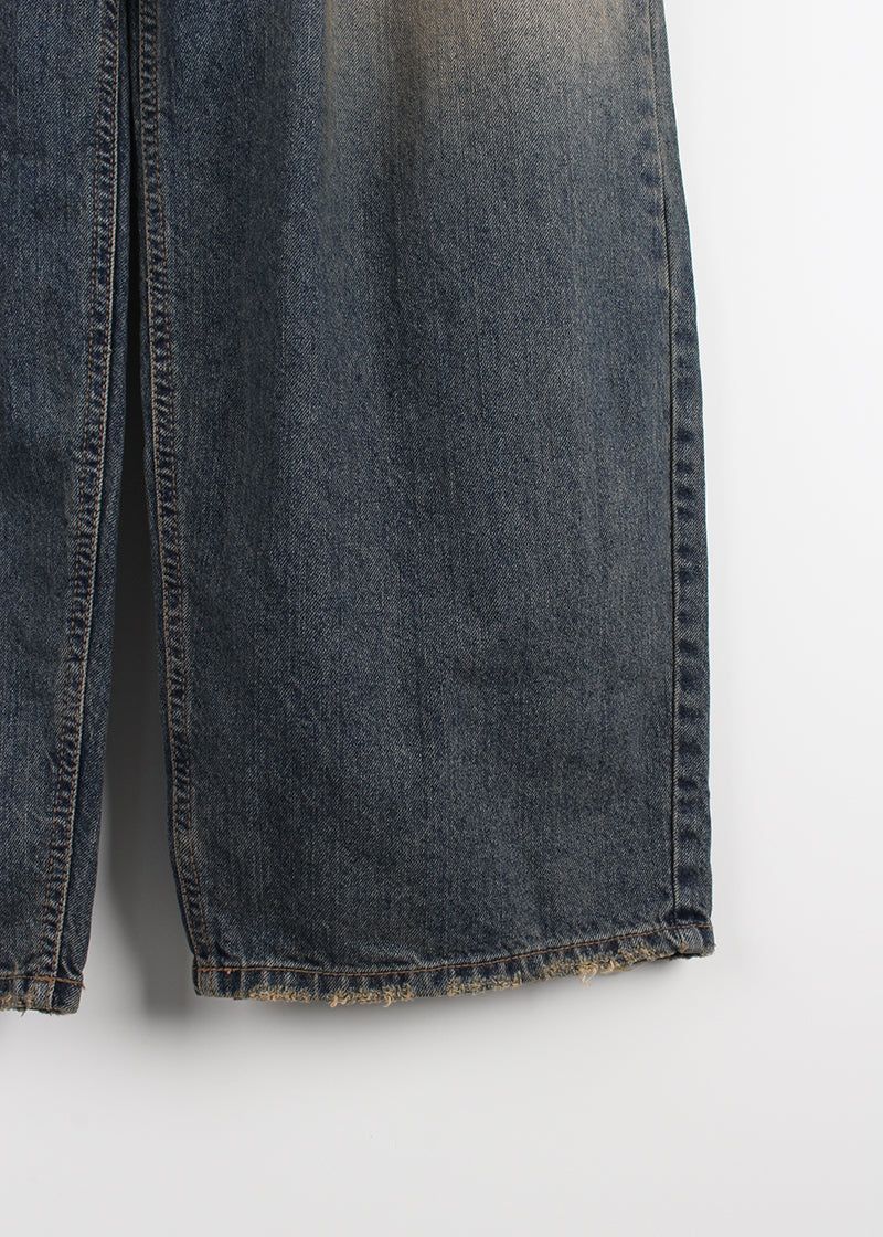 RIB FOLDING VINTAGE DENIM