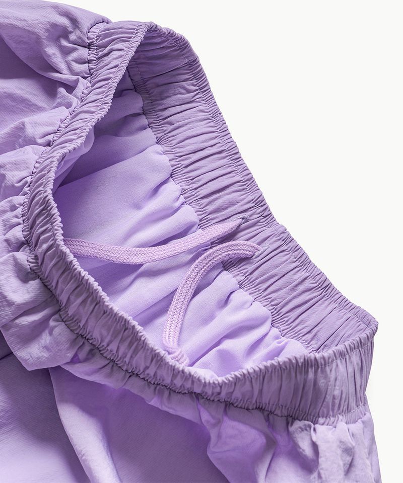 Nylon Balloon Shorts - Light Purple