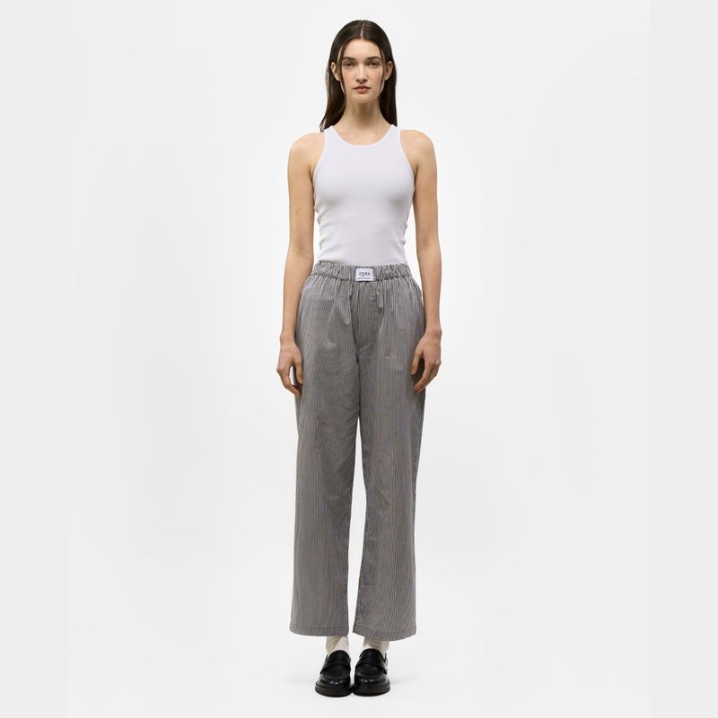 CPTS（シーピーティーエス）の「 UNISEX ストライプラベルボクサーパンツ_チャコール（パンツ）」