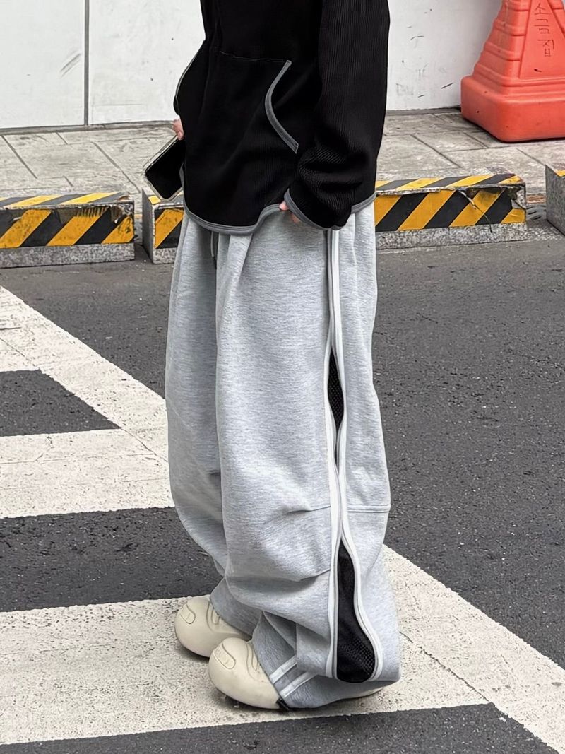 track two-way cotton balloon pants