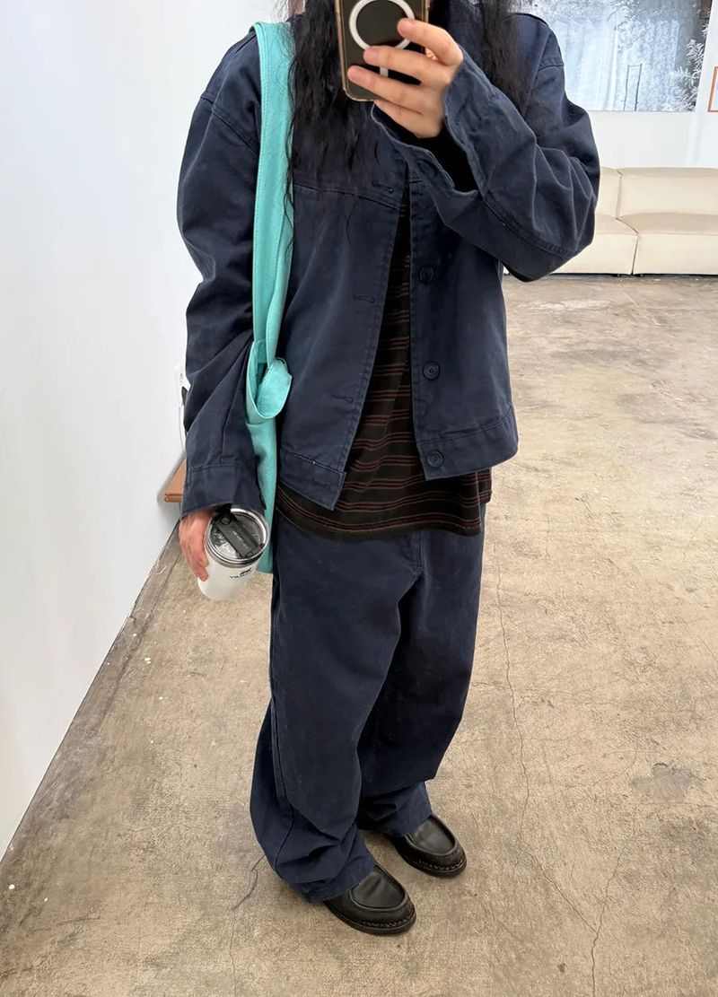 cachion washing work jacket