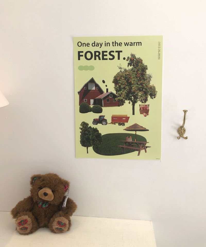 warm forest poster