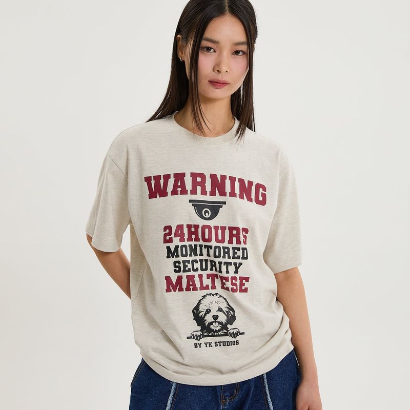 WaiKei(ワイケイ)の「Maltese CCTV half sleeve T-shirt(Tops)」