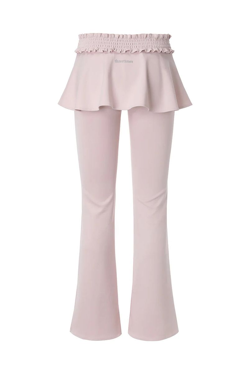 Petite flare pants - pink