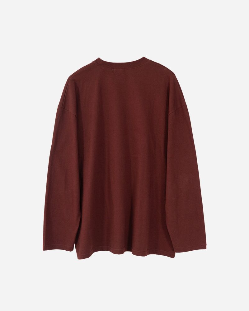Shadow printed long-sleeved shirt