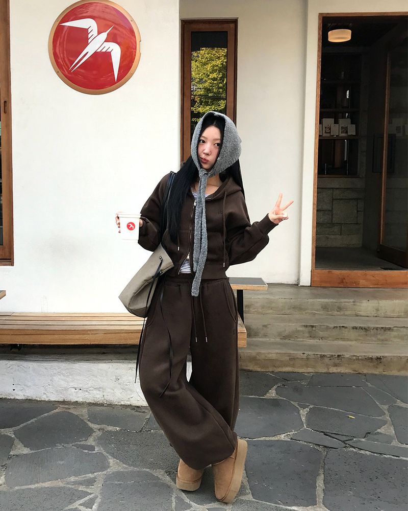 [ORIGINAL] Tibet 2-Way Cropped Hood Zip-Up