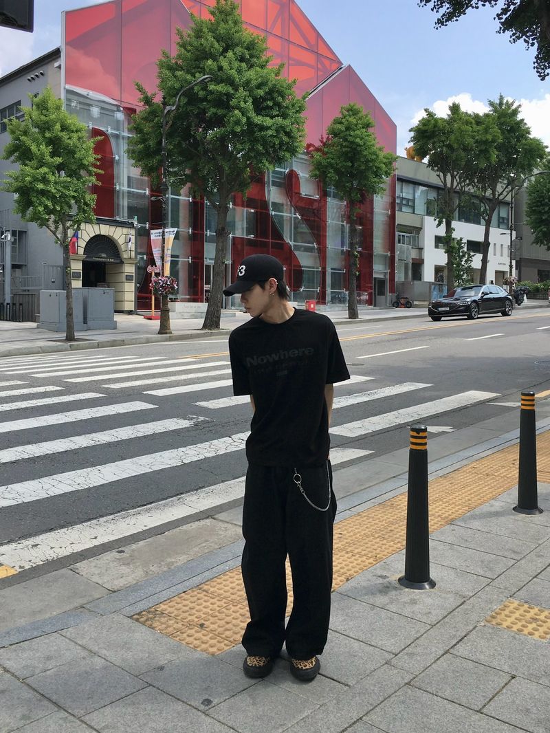 A-N Basic Wide Denim Pants 2C