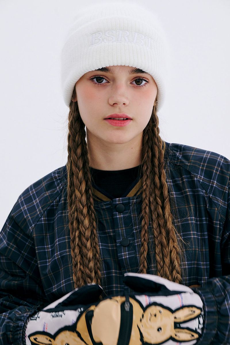LOGO ANGORA BEANIE