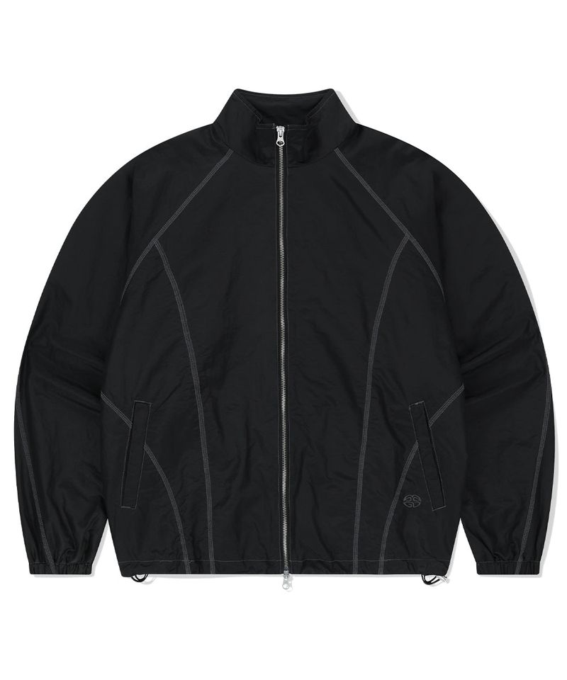 mahagrid（マハグリッド）の「COVER STITCH NYLON TRACK JACKET（Jackets/Outerwear）」
