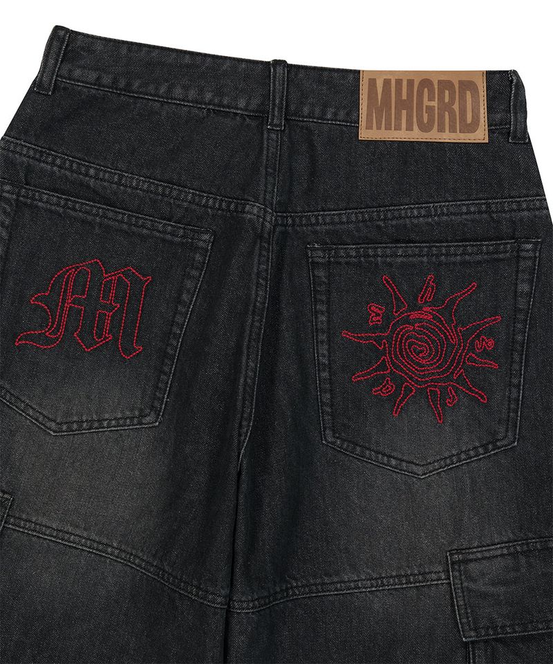 BERMUDA CARGO DENIM SHORT