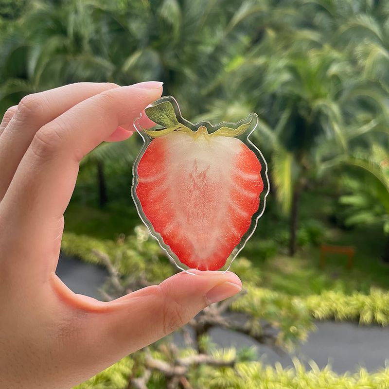 Strawberry acrylic griptok