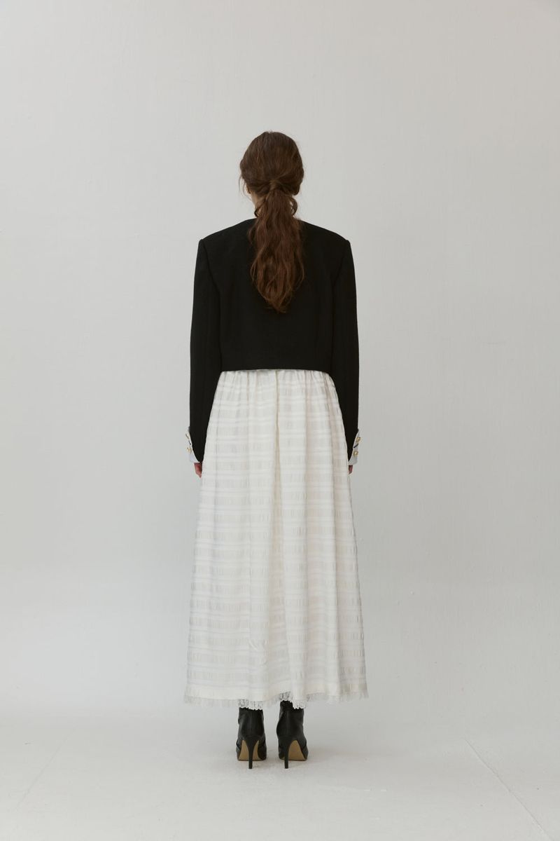 Square neck jacket