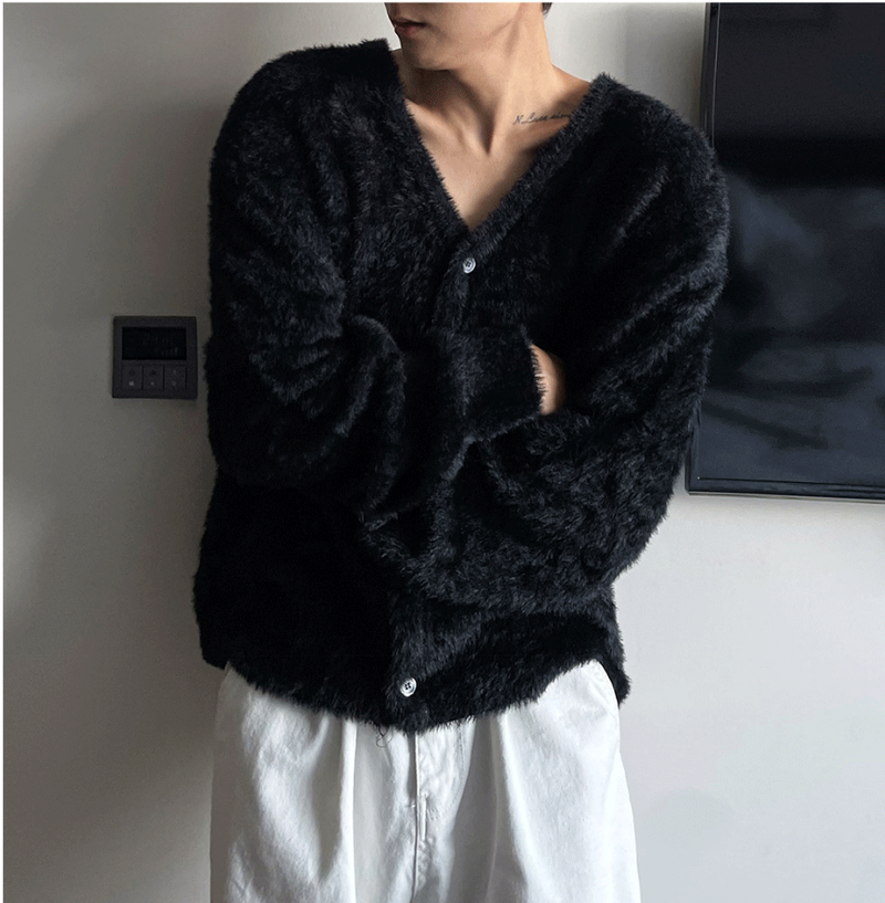 london mohair cardigan