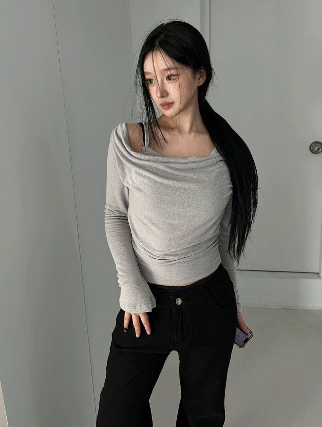 Soft Drape Slim Top