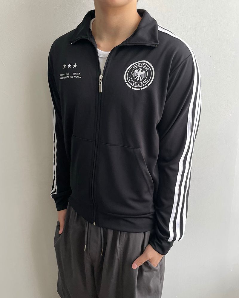 Roster Crop Track Zip-up