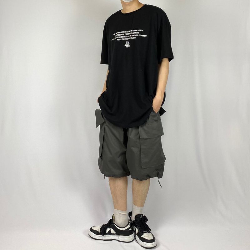 Cargo string bermuda half pants 2C