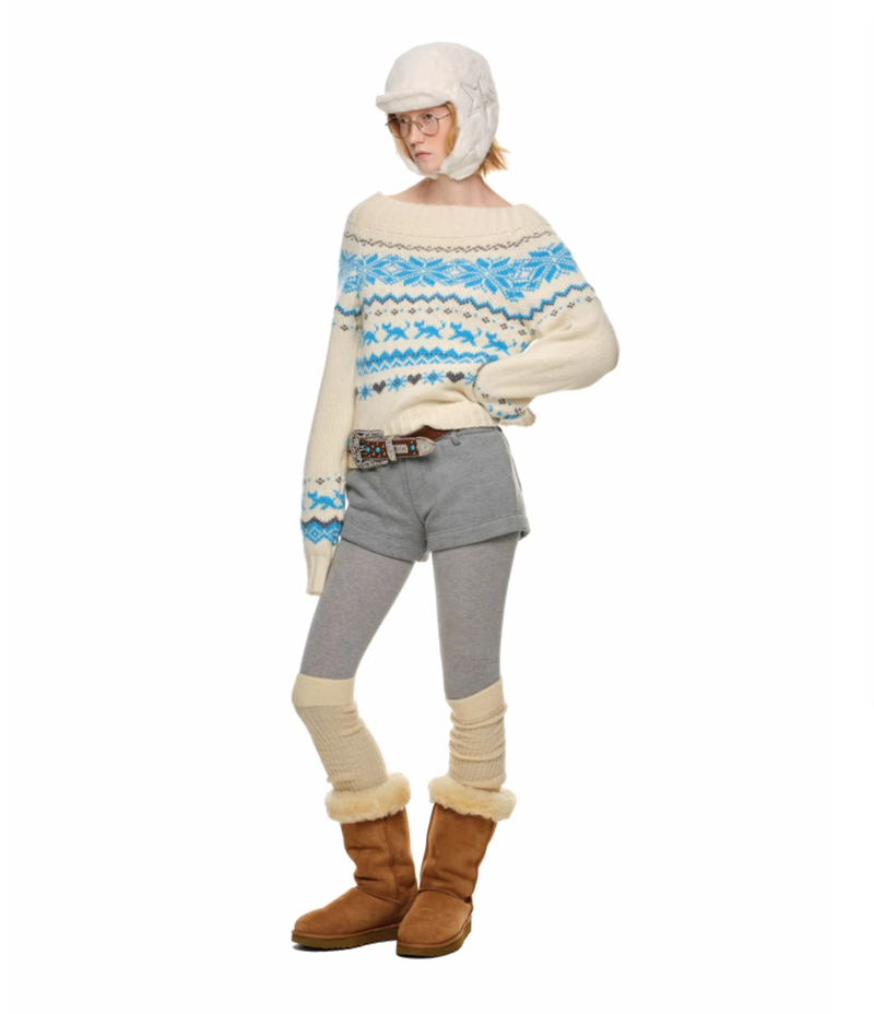 IN STOCK | BLUE TANA OFF SHOULDER KNIT TOP – 3COLORS