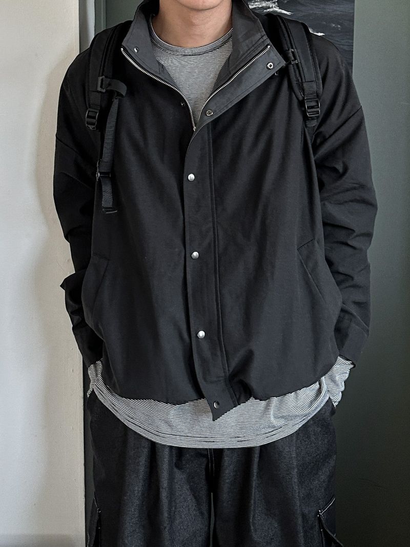 Taco Walk Color Block Short Jacket