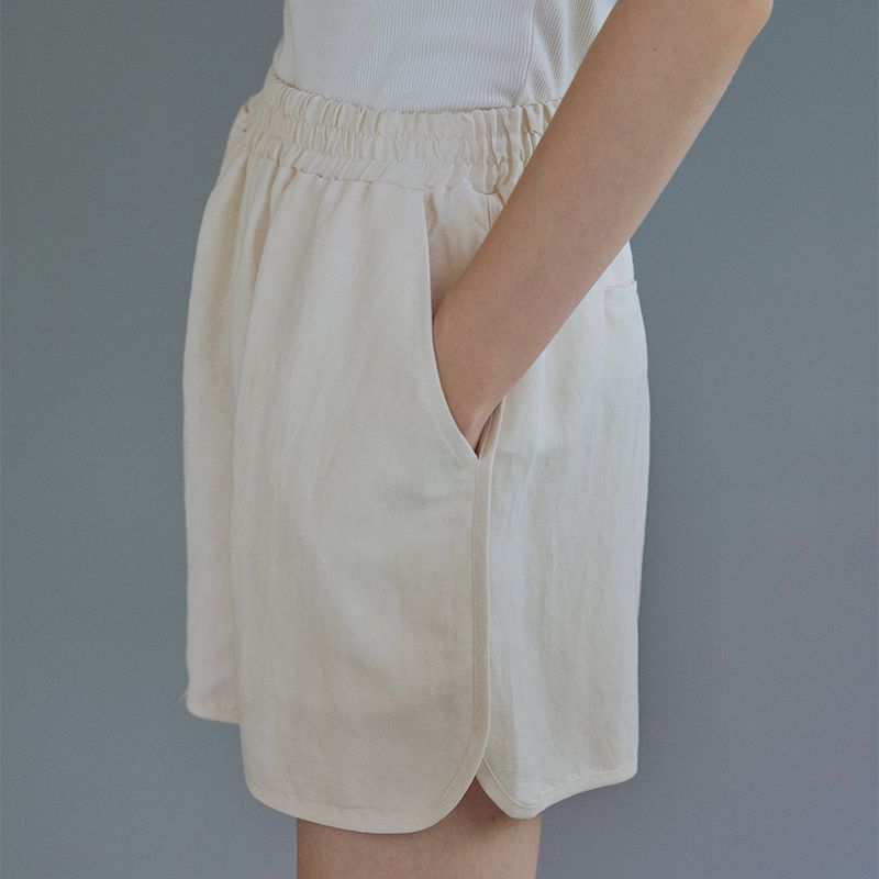 Margaret linen half pant