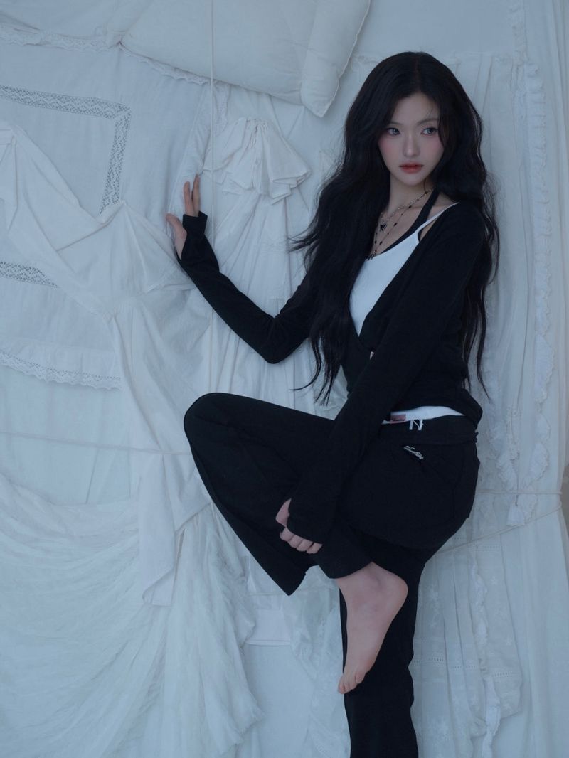 Swan Sheer Wrap Cardigan