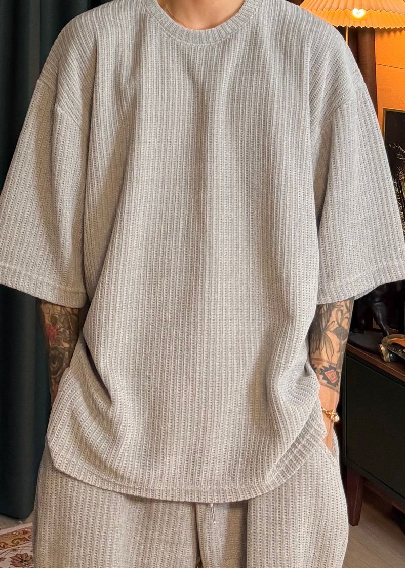 Sims Knit-Cuffed Short-Sleeve T 9COLOR
