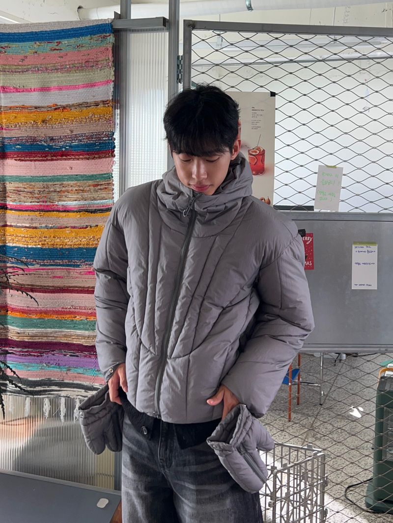 Winter Glove-Hood Puffer Jacket (3 Colors)