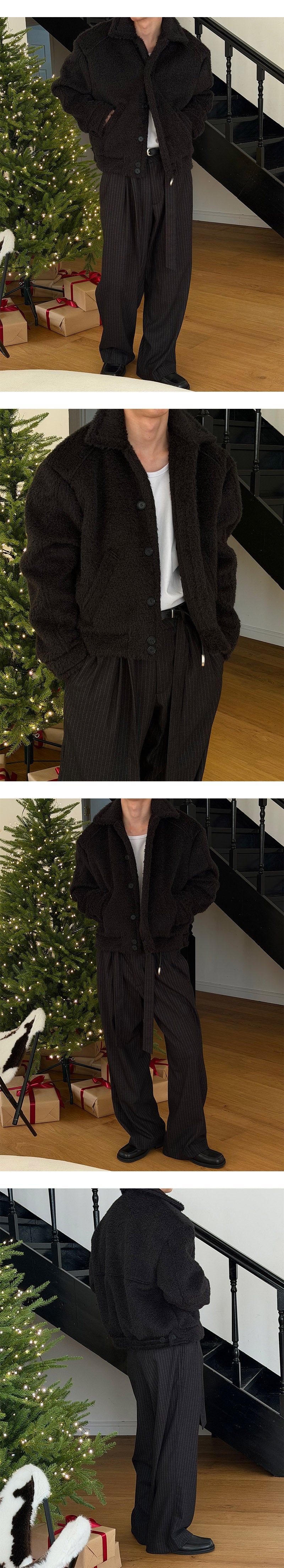 [F/W] Dumble hair short jacket(2color)