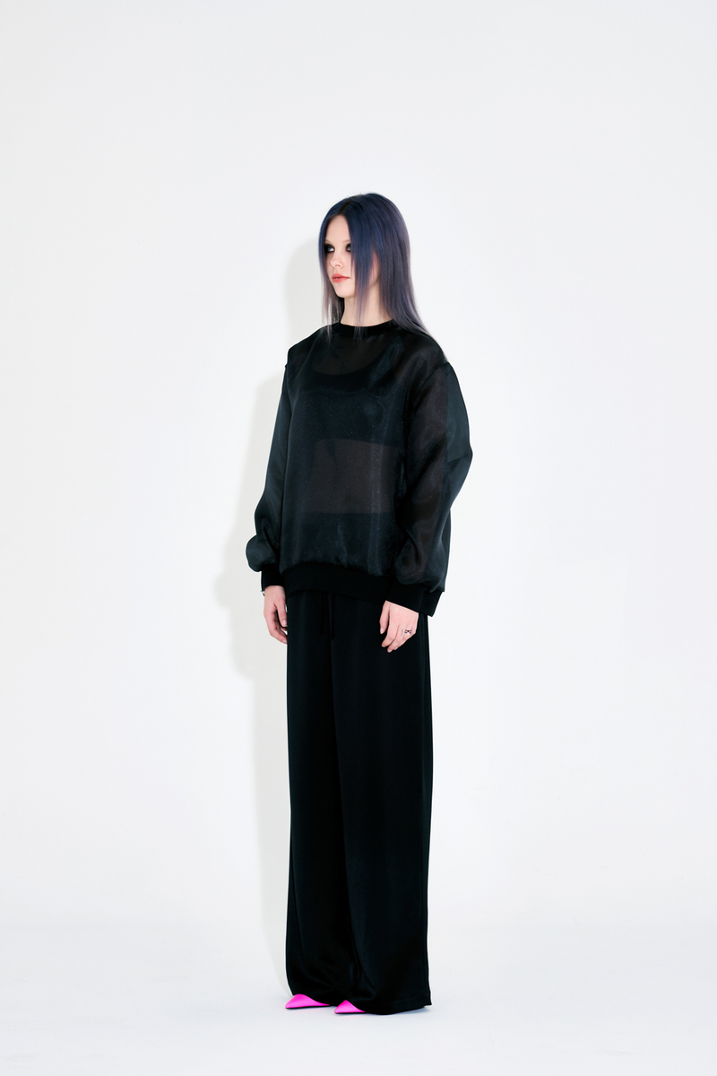 Organza M2M Blouse - Black