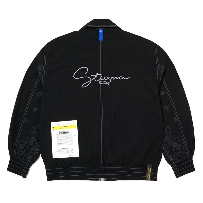 23 STITCHED WINDBREAKER BLACK