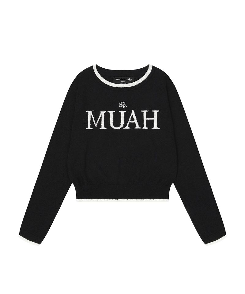 LOGO BOUCLE ROUND KNIT