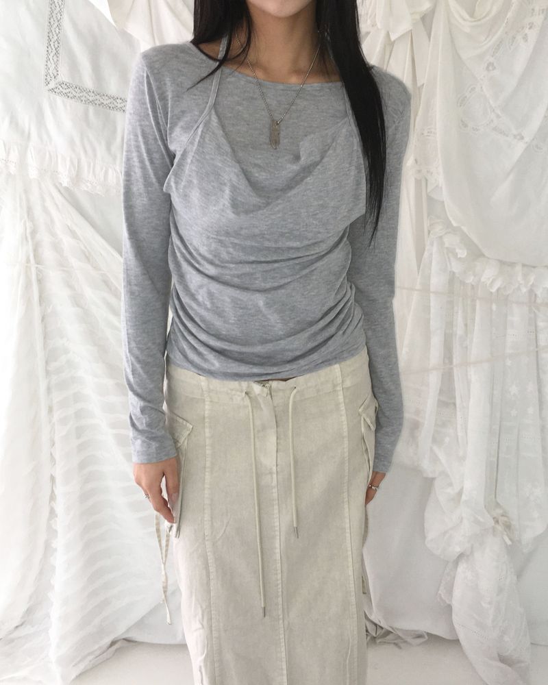 Pigment long skirt