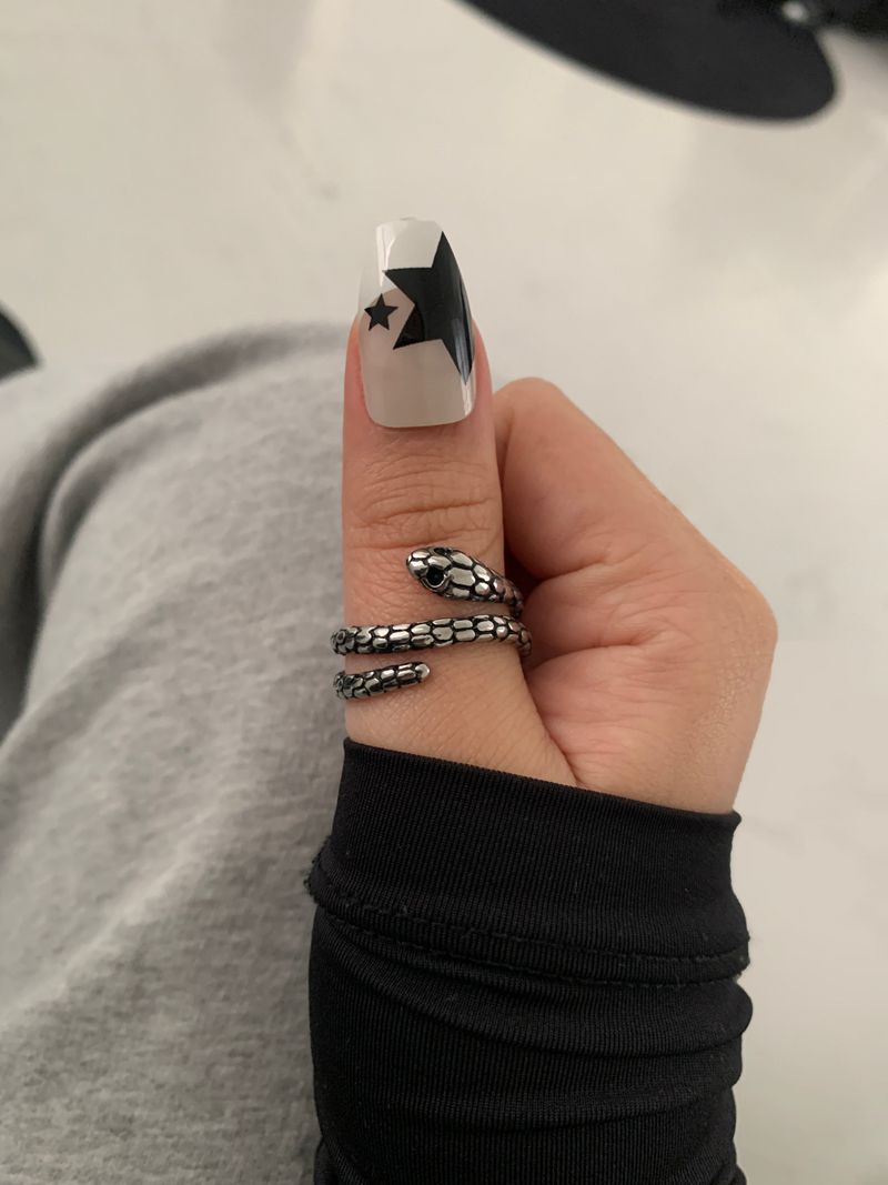 Coiled Snake Shape Ring