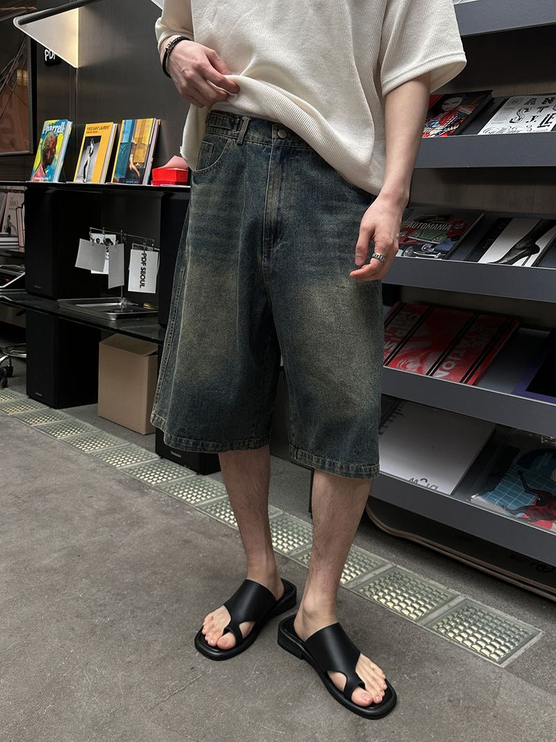 ASCLO（エジュクロ）の「[A-P9935] ヴィンテージビジョバミューダパンツ (2色)（Pants）」