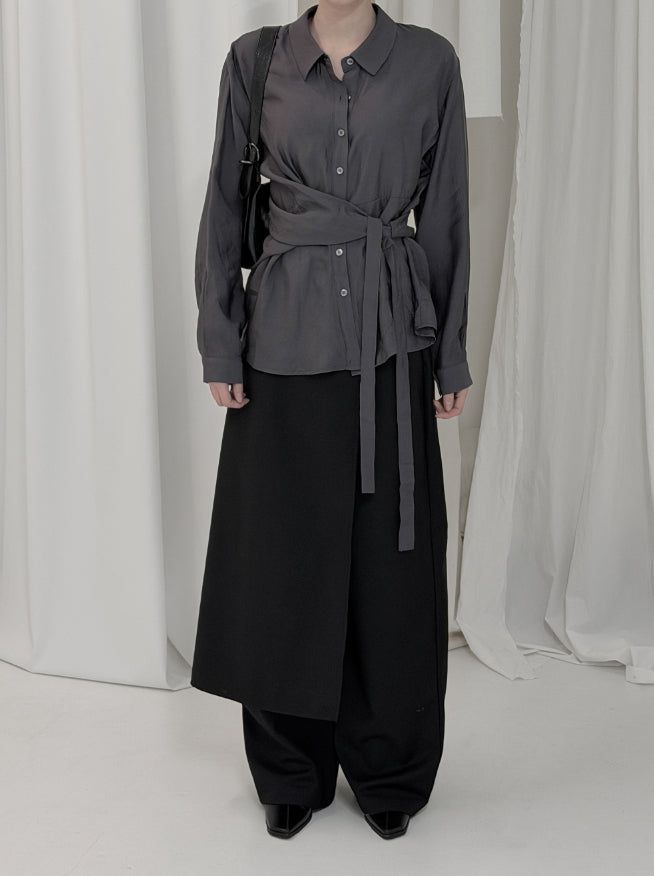 Merom Wrap Skirt Pants