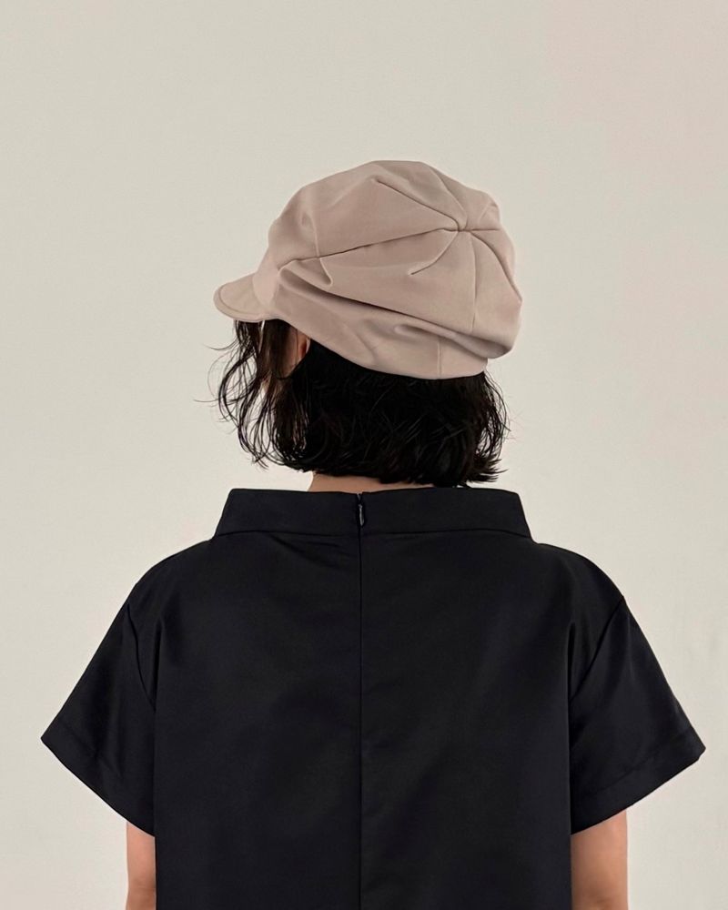 Crumpled Cotton Cap