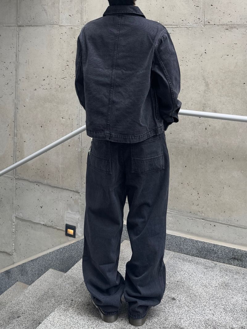Dyeing Crop Trucker Jacket (No.851)