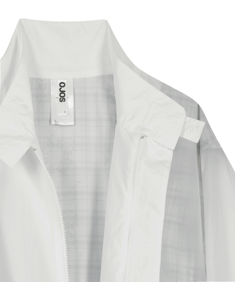 Layered Sheer Blouson / Off White