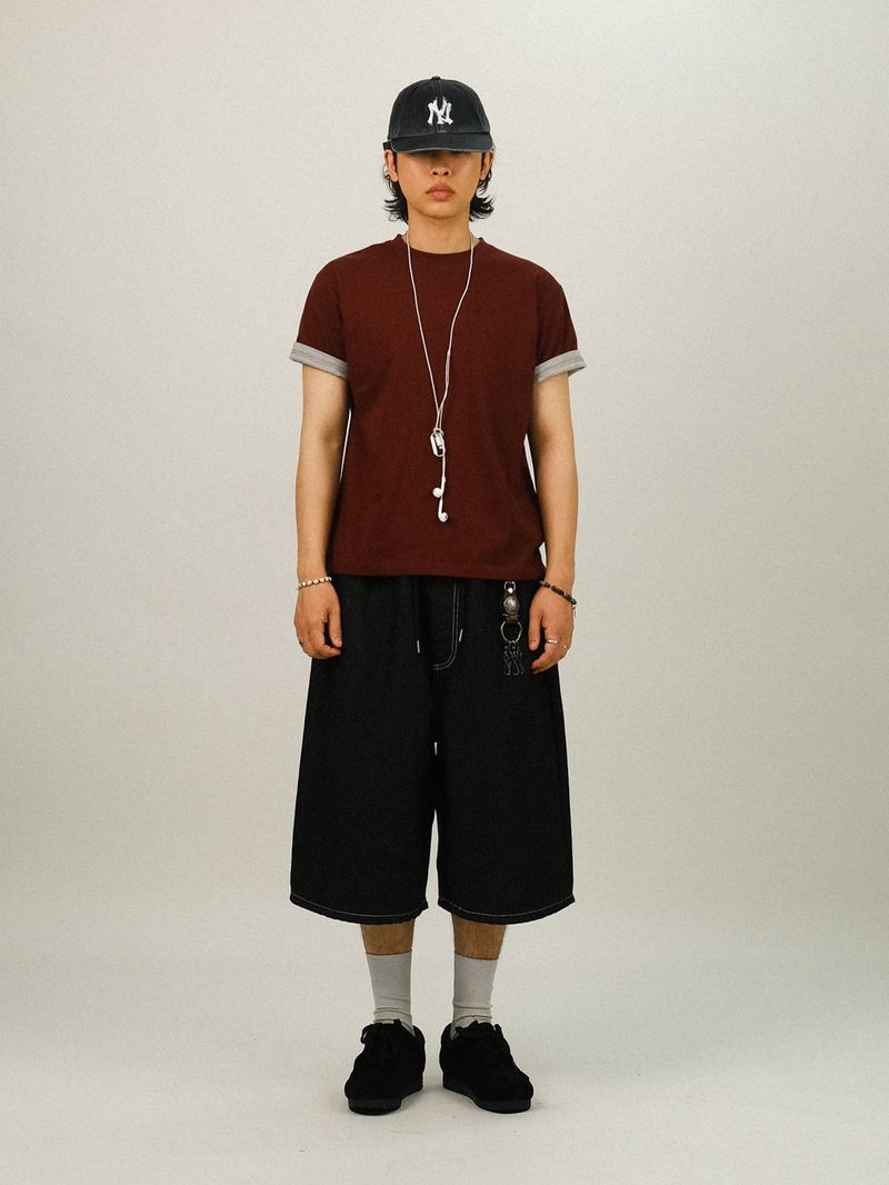 HA Roll-up Layered Muscle Fit 1/2 T