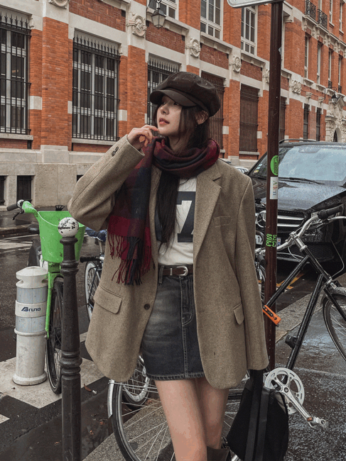 ULAN（ユレン）の「[Wool 50%] ミニョンシングルクラシックジャケット（ジャケット/アウター）」