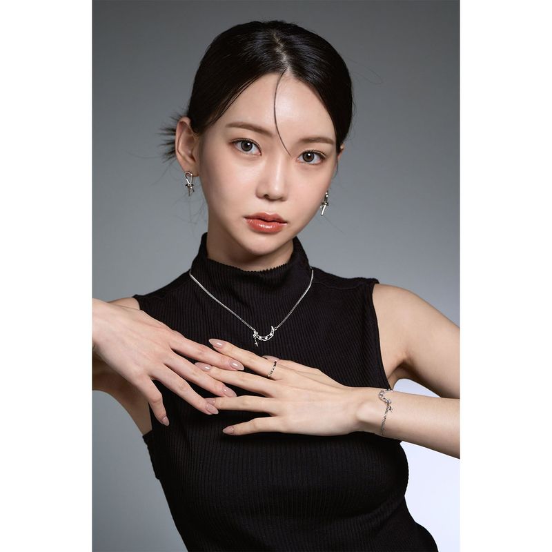 Drop Half Moon Necklace