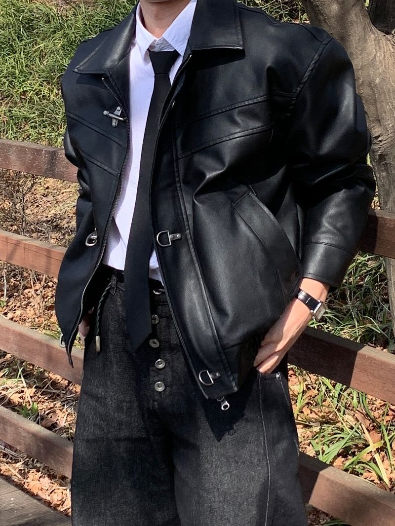 Mensfloor（メンズフロア）の「Gancho Biker Leather Jacket（Jackets/Outerwear）」