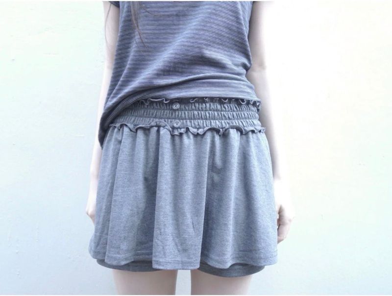 double tencel hood tee