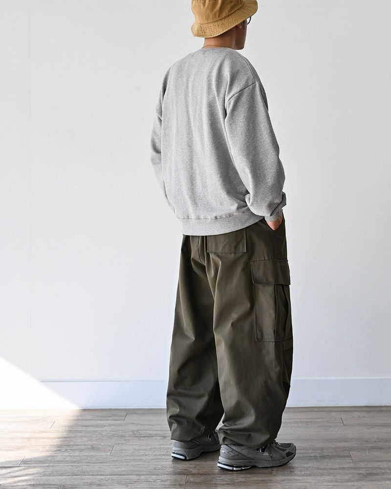 SIO WIDE CARGO PANTS KHK