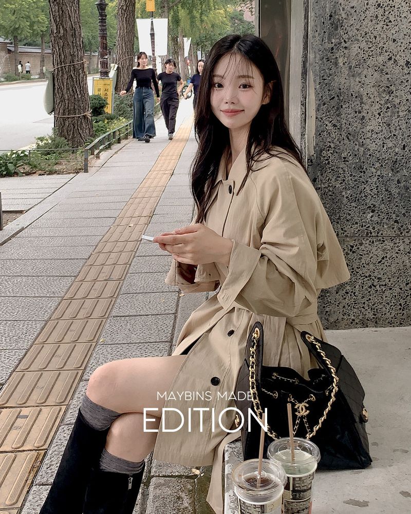 MAYBINS（メイビンス）の「MADE. Roud half trench coat（Jackets/Outerwear）」