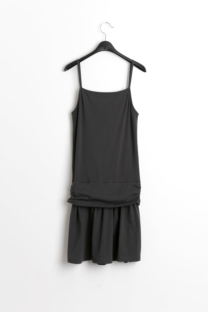 span waist shirring sleeveless ops(3colors)