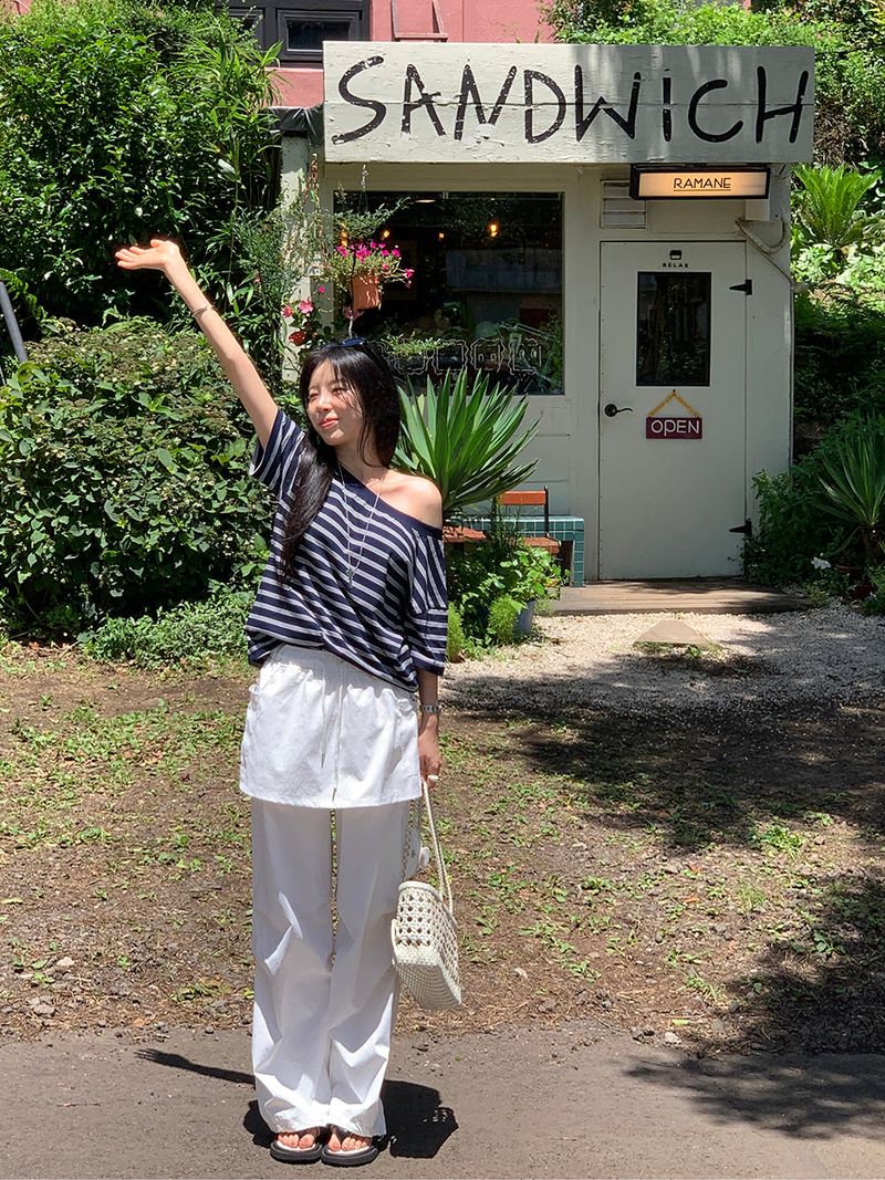 [MADE] Kaen Nylon Layered Skirt Banding Pants