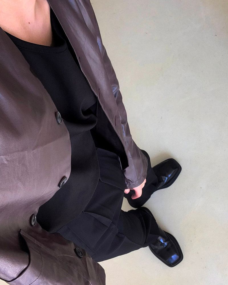 OA Deutsche Two Tuck Wide Slacks (3 colors)
