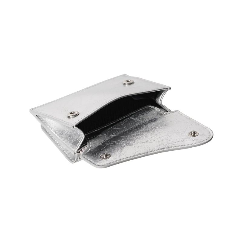 DOT Saddle Keyring Coin & Card Wallets silver