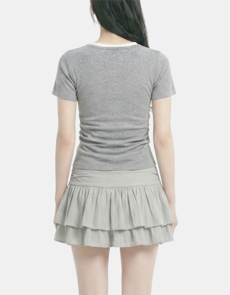 Elara Ribbon Knit Tee