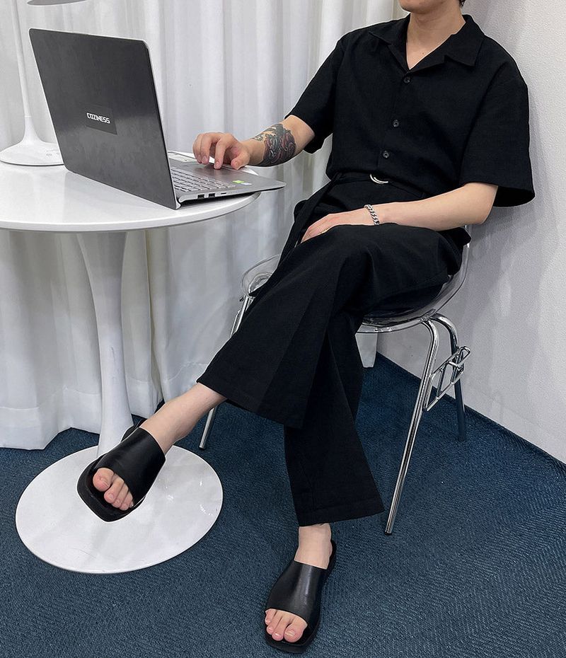 RO linen wide jumpsuit (3 colors)